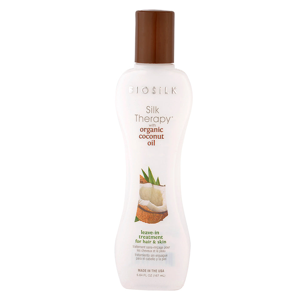 Biosilk Silk Therapy Coconut Oil Leave In Treatment Hair Skin 167ml