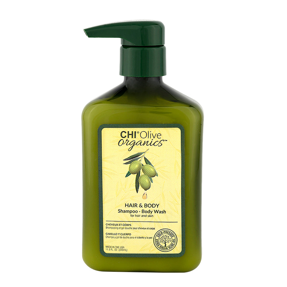 CHI Olive Organics Hair & Body Shampoo Body Wash 340ml - shampoo e bagnoschiuma olio di oliva