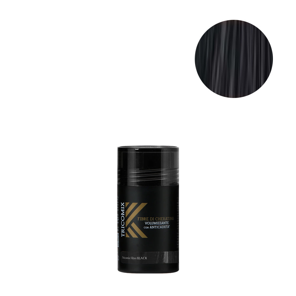 Tricomix Fibre Di Cheratina Black 12gr - fibre di cheratina volumizzanti