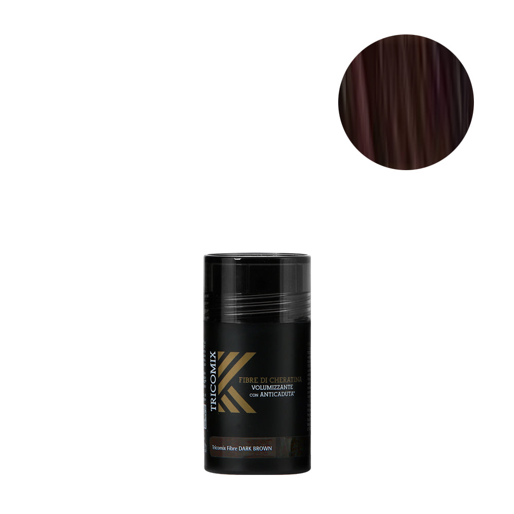 Tricomix Fibre Di Cheratina Dark Brown 12gr - fibre di cheratina volumizzanti