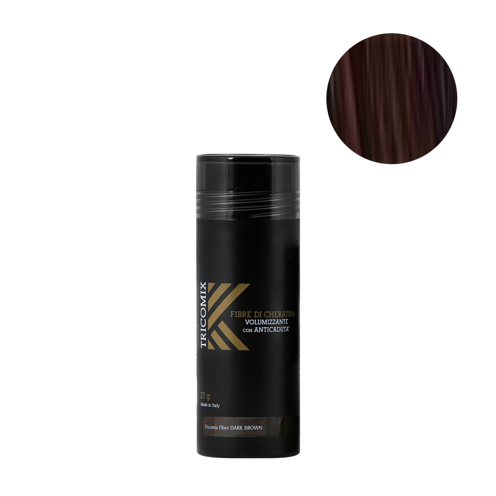 Tricomix Fibre Di Cheratina Dark Brown 27gr - fibre di cheratina volumizzanti