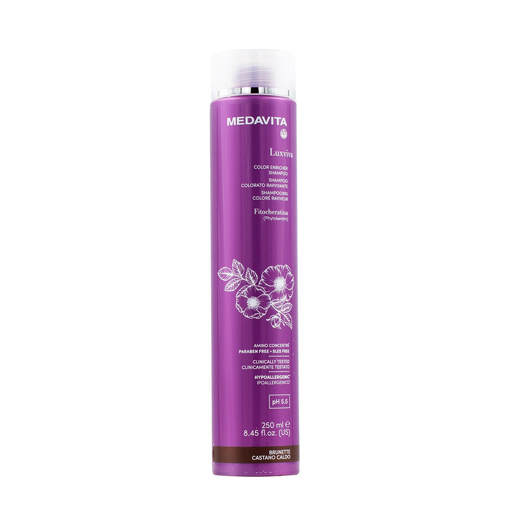 Medavita Luxviva Color Enricher Shampoo Brunette 250ml