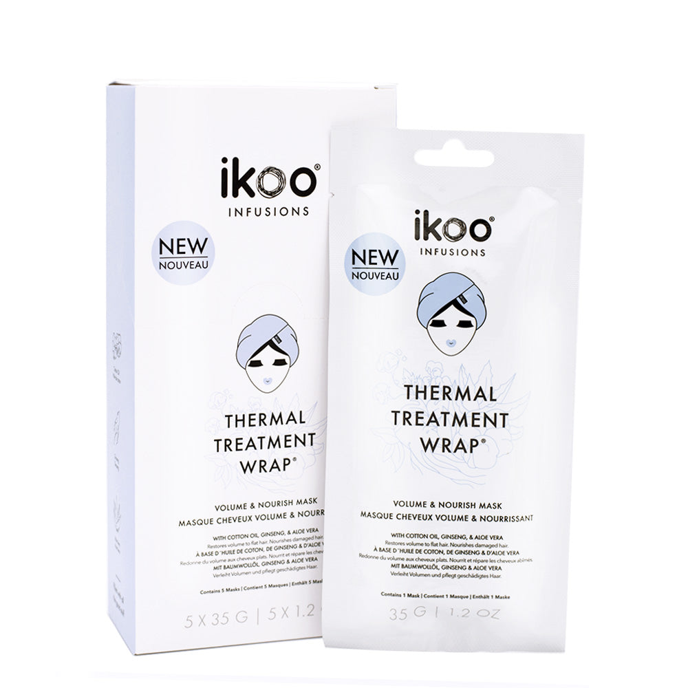 Ikoo Infusions Thermal Treatment Wrap Volume & Nourish 5x35g
