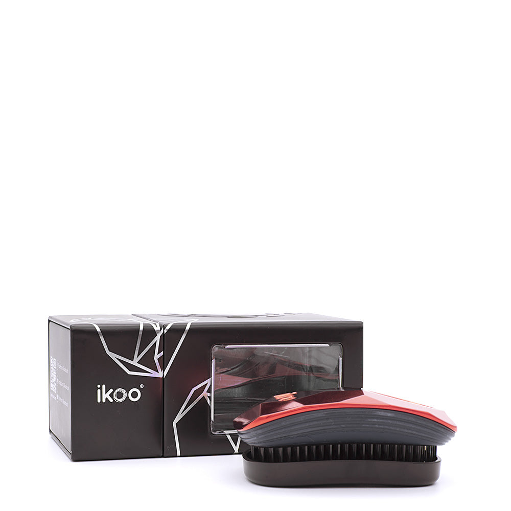 Ikoo Pocket Black Dragon Lady - spazzola tascabile districante