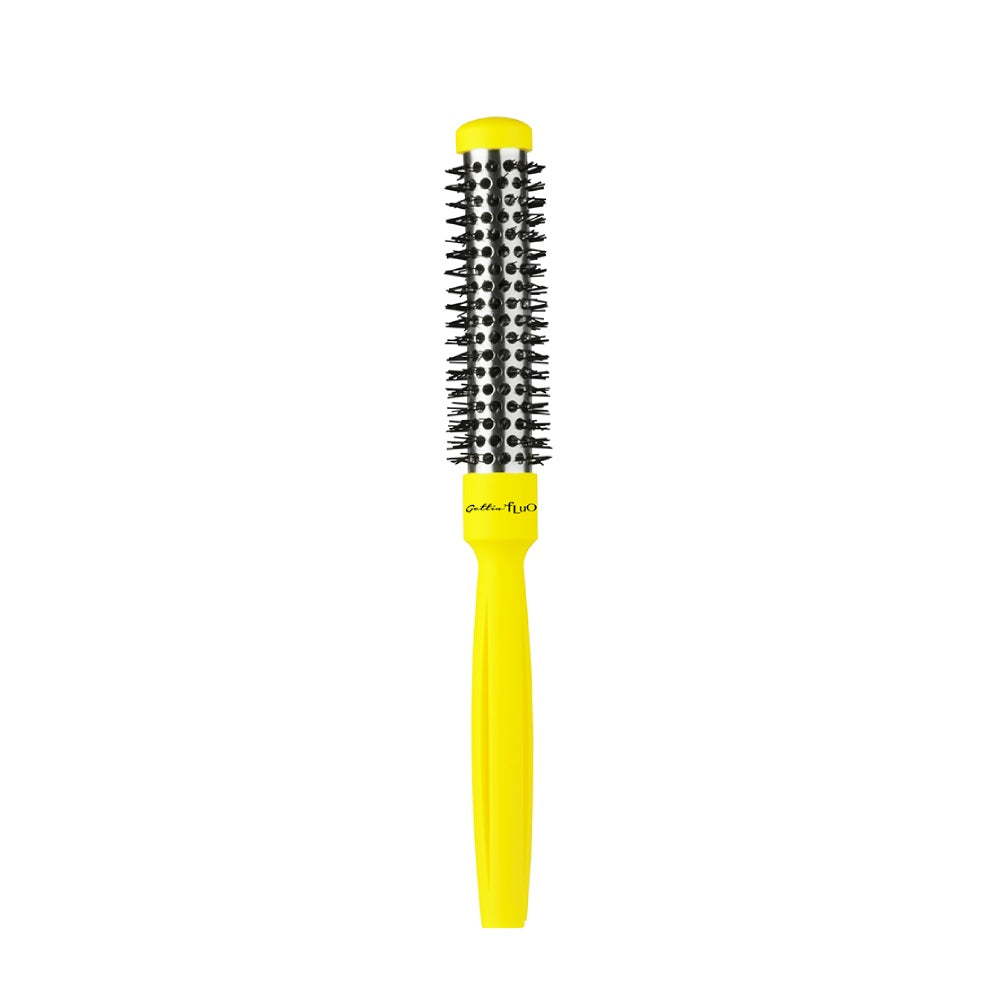 Gettin Fluo Spazzola Termica Gialla 17mm