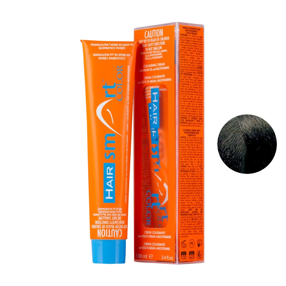 Hair Smart Color Crema Colorante 1 Nero 100ml -  tinta pronta all'uso