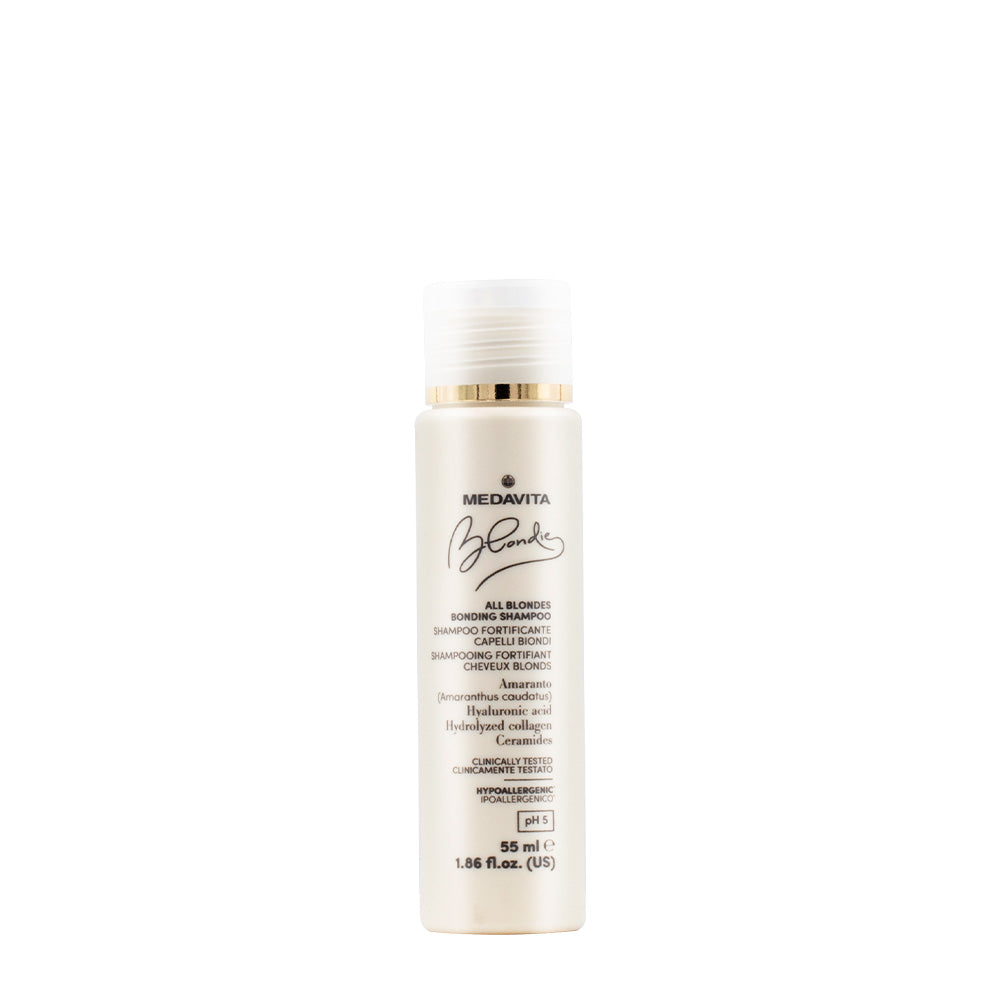 Medavita Blondie Shampoo Fortificante per Tutti i Capelli Biondi 55ml