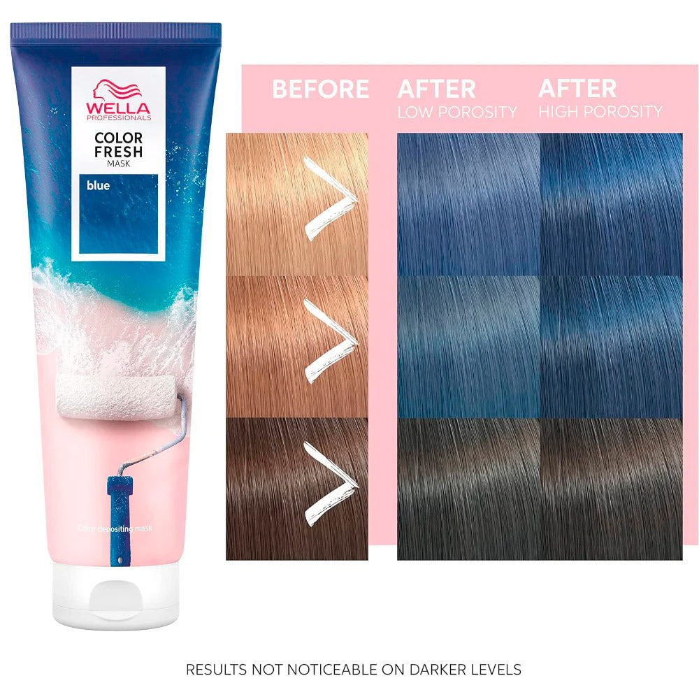 Wella Color Fresh Mask Blue 150ml - maschera colorata