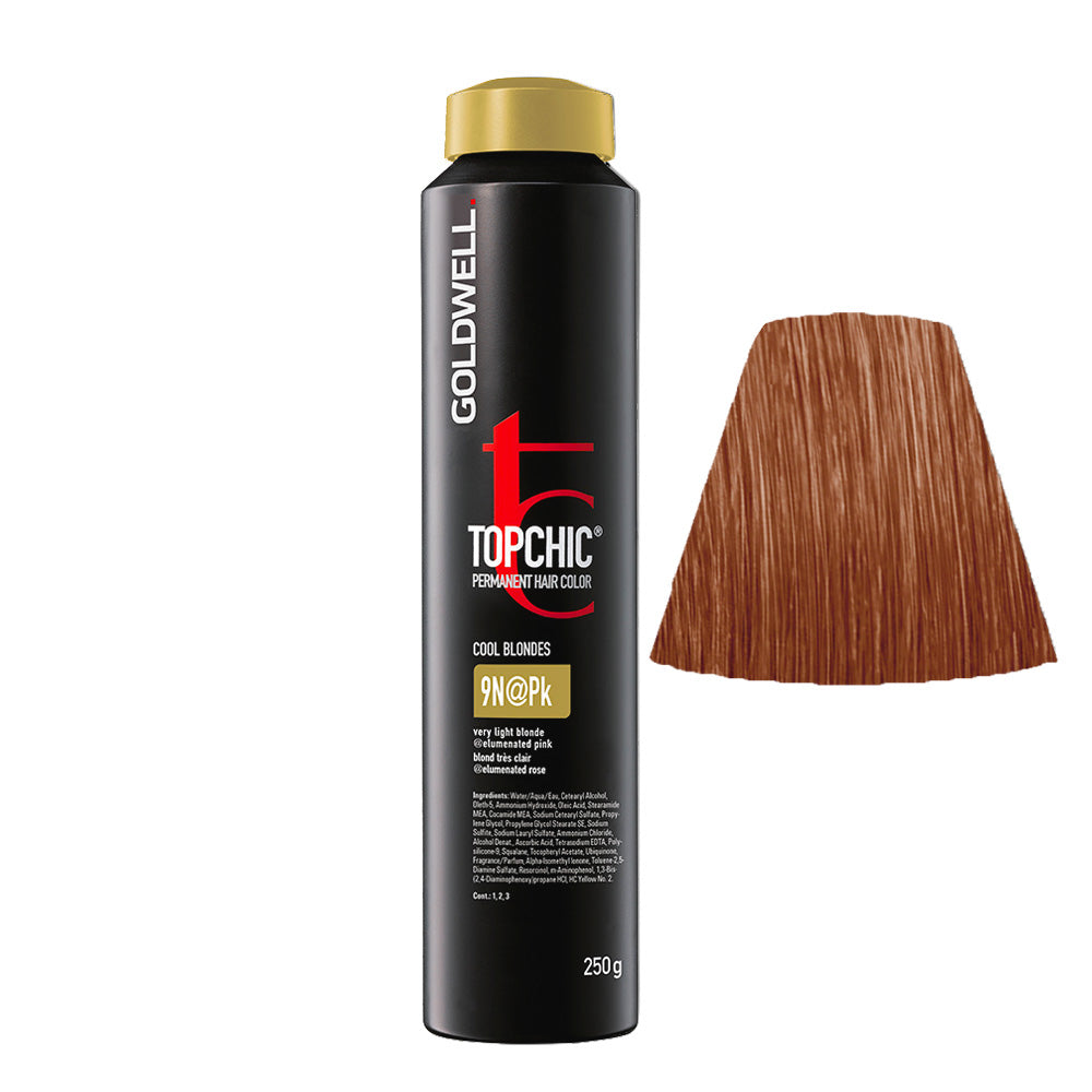 9N@Pk Biondo Chiaro Pink Goldwell Topchic Bombola 250gr