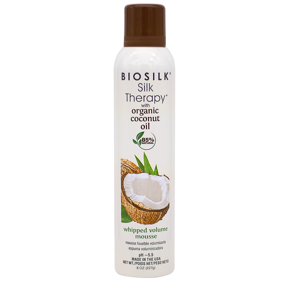Biosilk Silk Therapy Whipped Volume Mousse With Coconut Oil 227gr