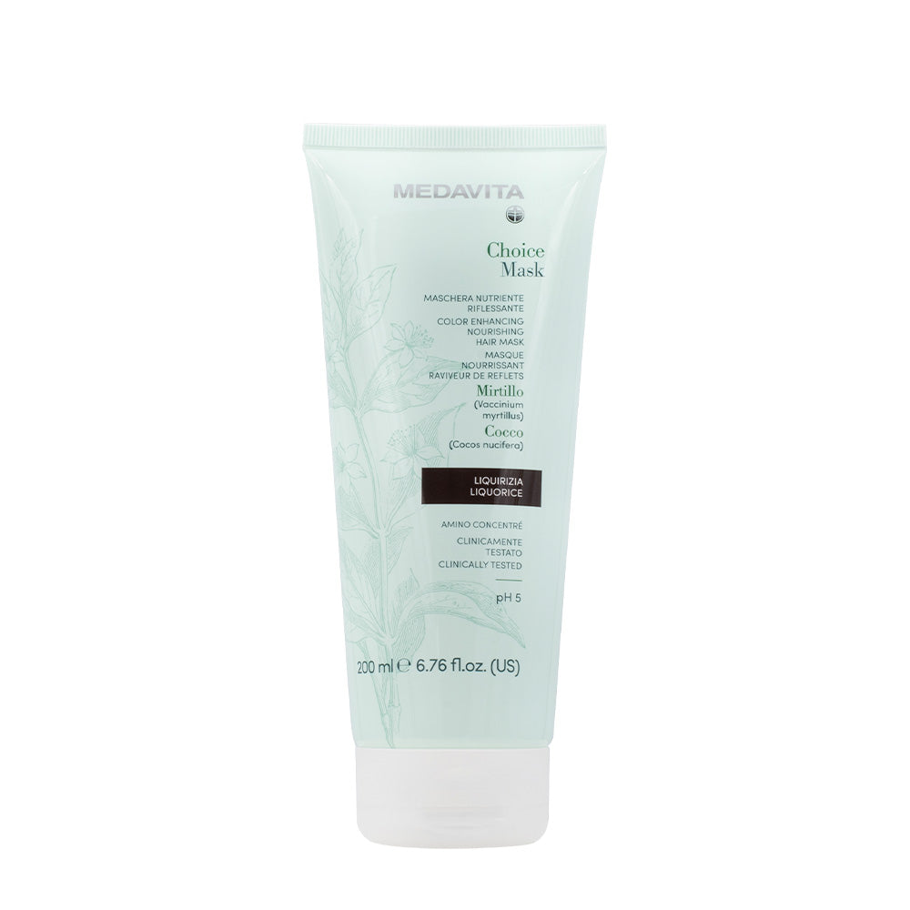 Medavita Lunghezze Choice Mask Liquorice 200ml - maschera nutriente riflessante