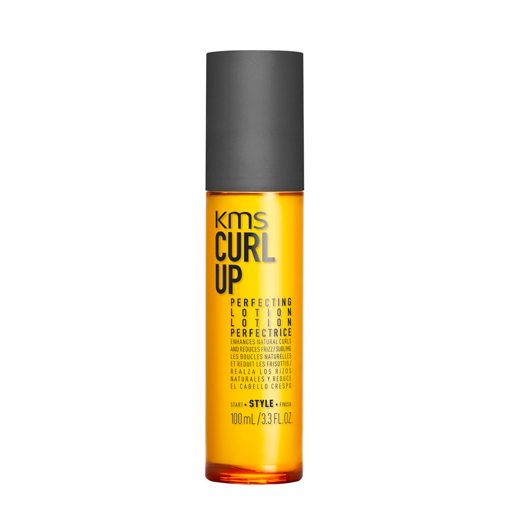 KMS Curl Up Perfecting Lotion100ml-lozione per capelli crespi, ricci e ondulati