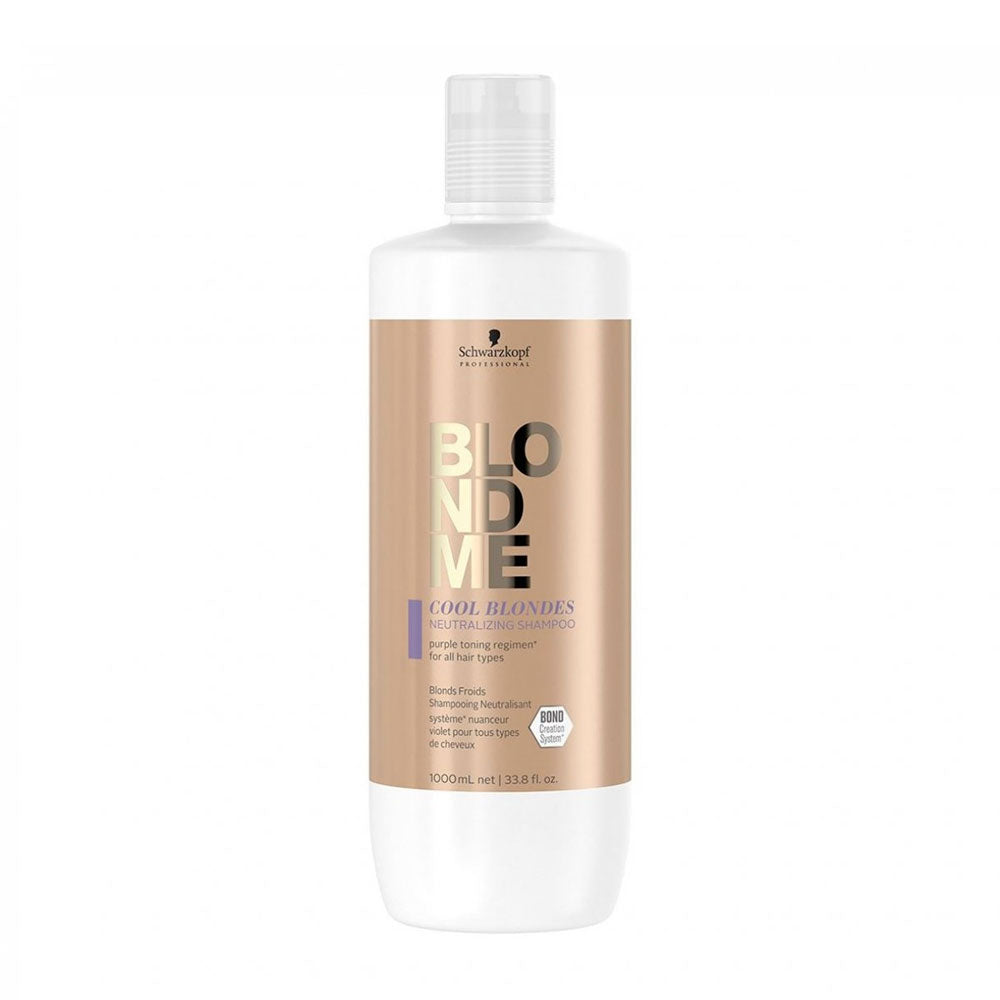 Schwarzkopf Blond Me Cool Blondes Neutralizing Shampoo 1000ml-shampoo antigiallo