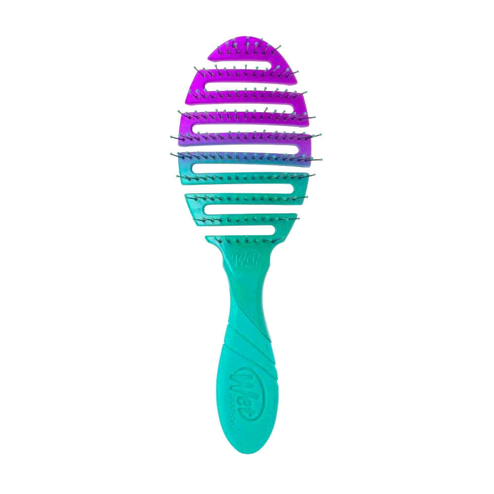 WetBrush Pro Flex Dry Teal Ombre - spazzola flessibile con ombre verde acqua
