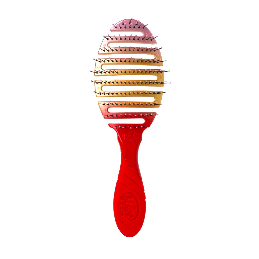 WetBrush Pro Flex Dry Colar Ombre  - spazzola flessibile con ombre corallo