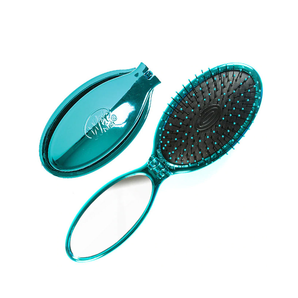 WetBrush Pro  Detangler  Pop and Go Speedy Dry Teal- spazzola richiudibile verde