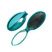 WetBrush Pro  Detangler  Pop and Go Speedy Dry Teal- spazzola richiudibile verde