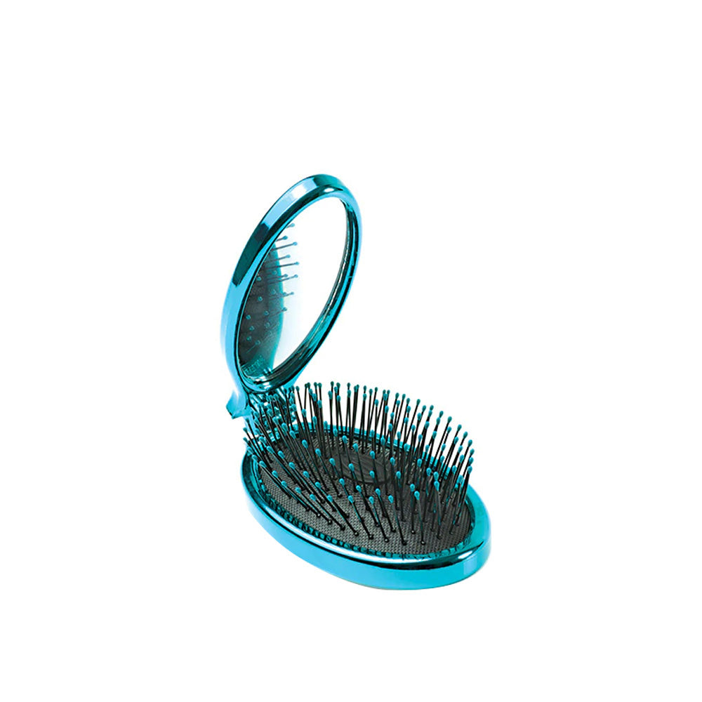 WetBrush Pro  Detangler  Pop and Go Speedy Dry Teal- spazzola richiudibile verde