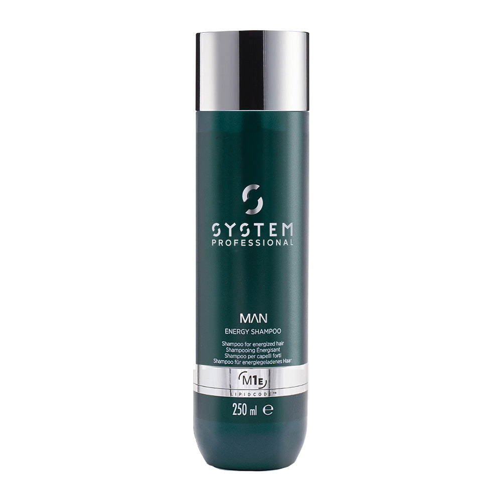 System Professional Man Energy Shampoo 250ml -   shampoo fortificante