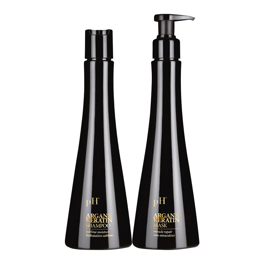 PH Laboratories Argan and Keratin Kit Shampoo 250ml mask 250ml