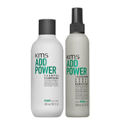 KMS Add Power Shampoo 300ml Thickening Spray 200ml