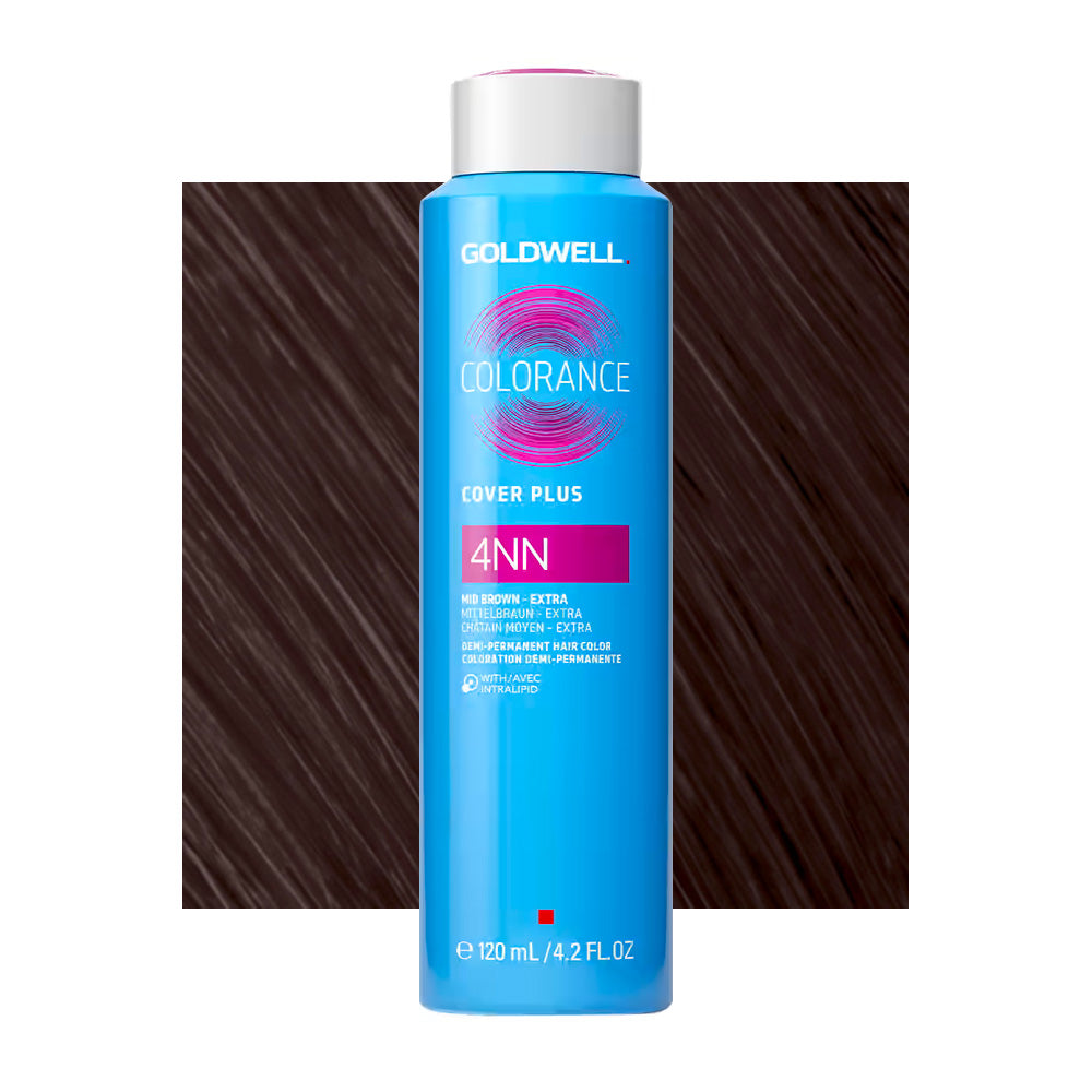 4NN Castano medio intenso Goldwell Colorance Cover plus Naturals can 120ml