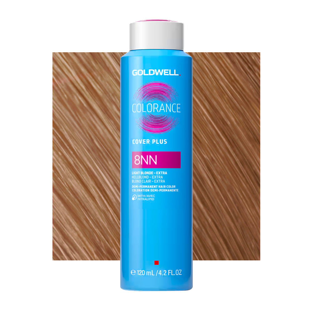 8NN Biondo chiaro intenso Goldwell Colorance Cover plus Naturals can 120ml