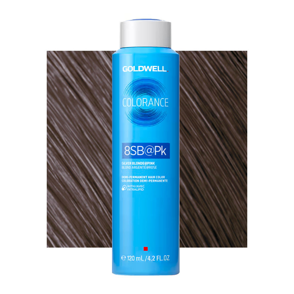 8SB@Pk Biondo argento illuminato rosa Goldwell Colorance Elumenated naturals can