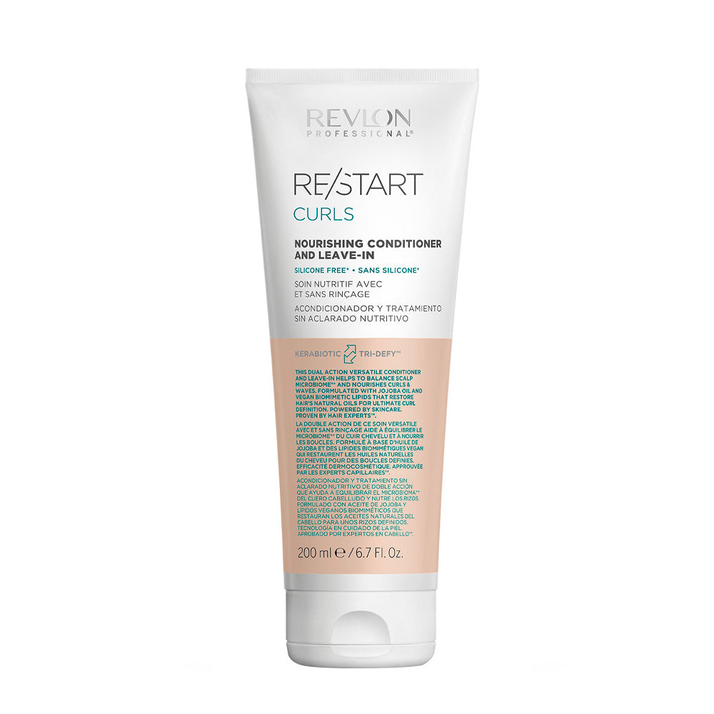 Revlon Restart Nourishing Conditioner Leave In 200ml - balsamo per capelli ricci