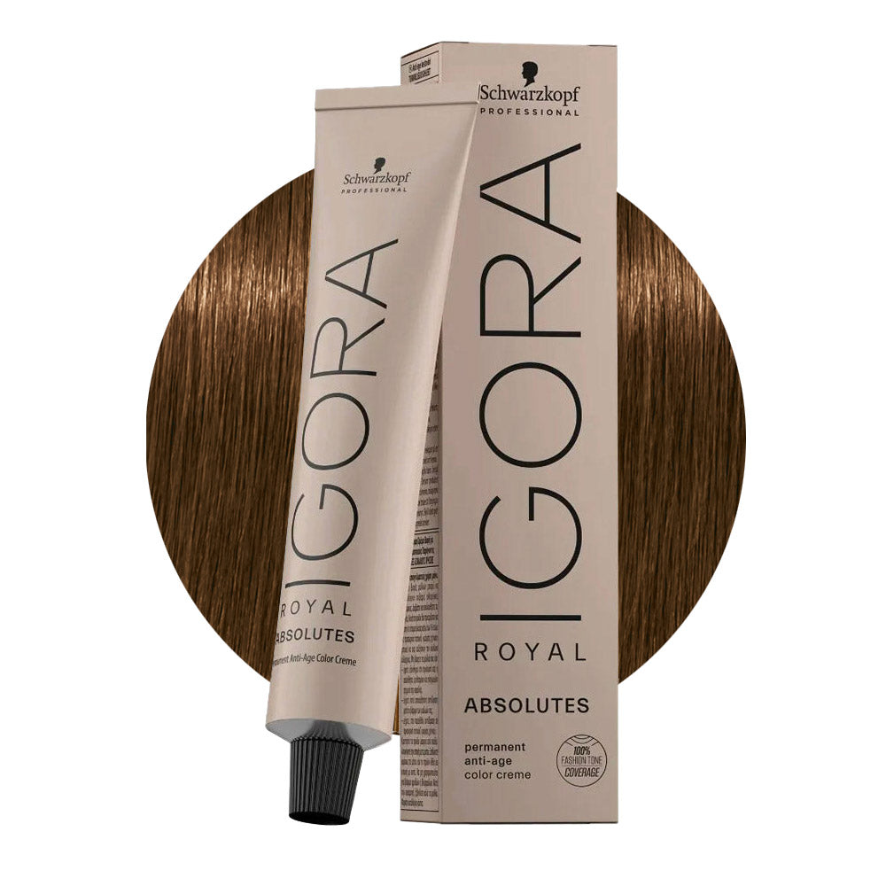 Schwarzkopf Igora Royal Absolutes 7-140 Biondo Medio Cendrè Beige Naturale  60ml