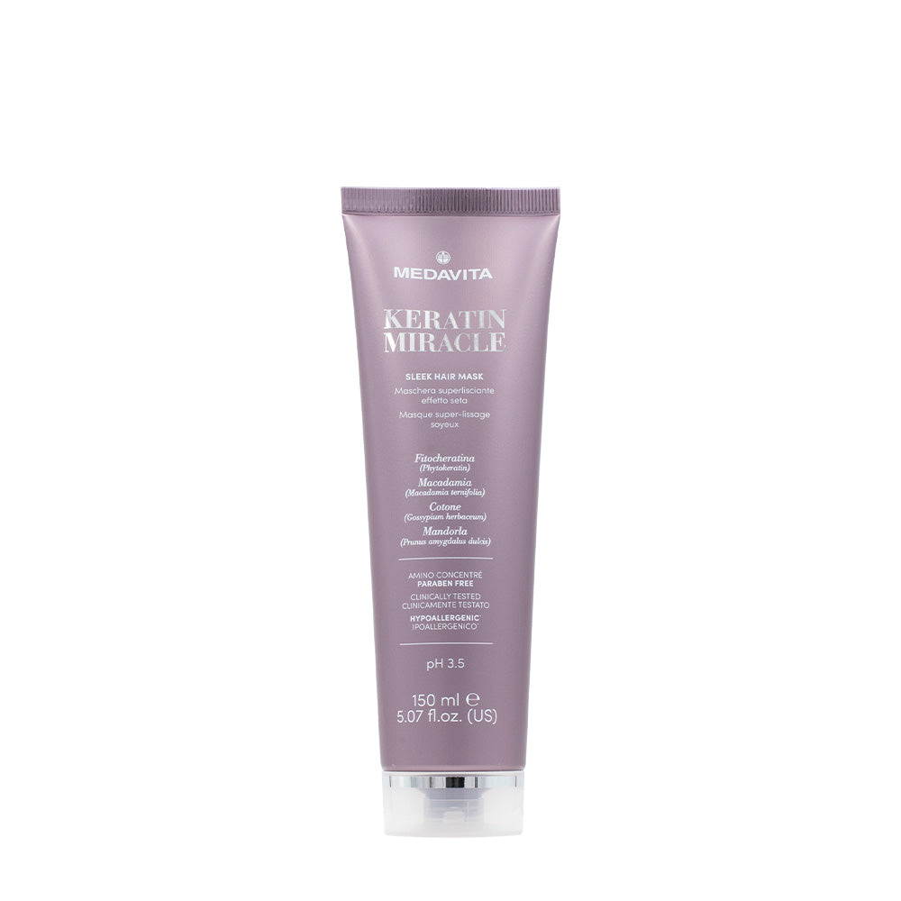 Medavita Lunghezze Keratin Miracle Sleek Hair Mask 150ml - maschera lisciante