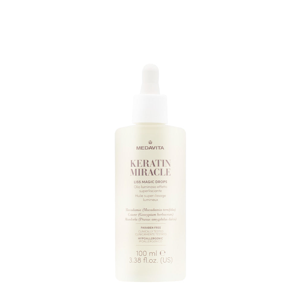 Medavita Lunghezze Keratin Miracle Liss Magic Drops 100ml - olio lisciante
