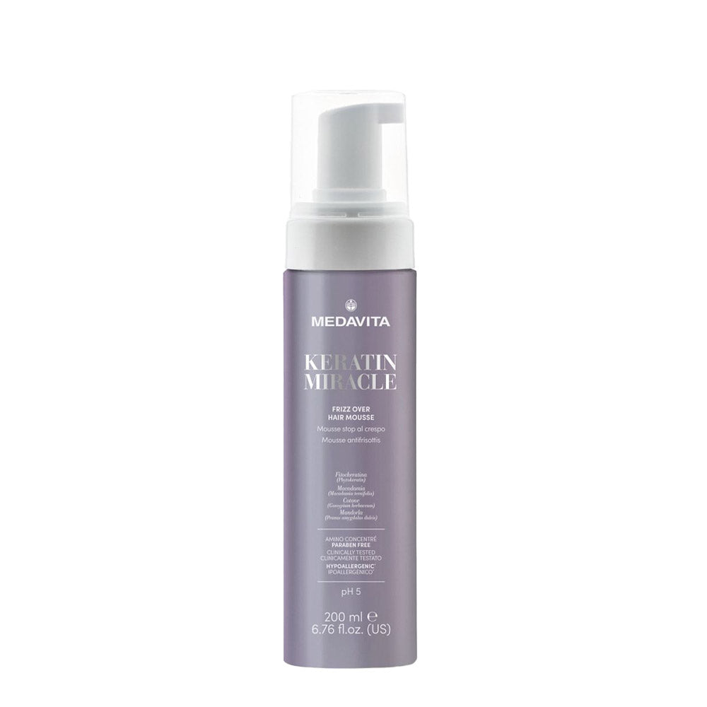Medavita Lunghezze Keratin Miracle Frizz Over Hair Mousse 200ml