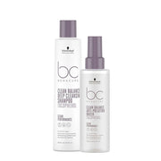 Schwarzkopf BC Clean Balance Deep Cleans Shampoo 250ml Anti Pollution Water 150m
