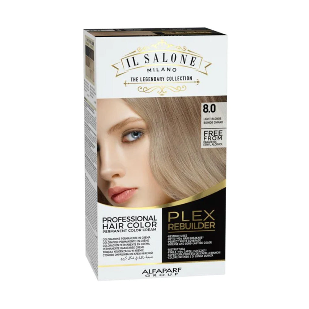 Alfaparf Milano Il Salone Plex Rebuilder Color Kit 8.0 Biondo Chiaro