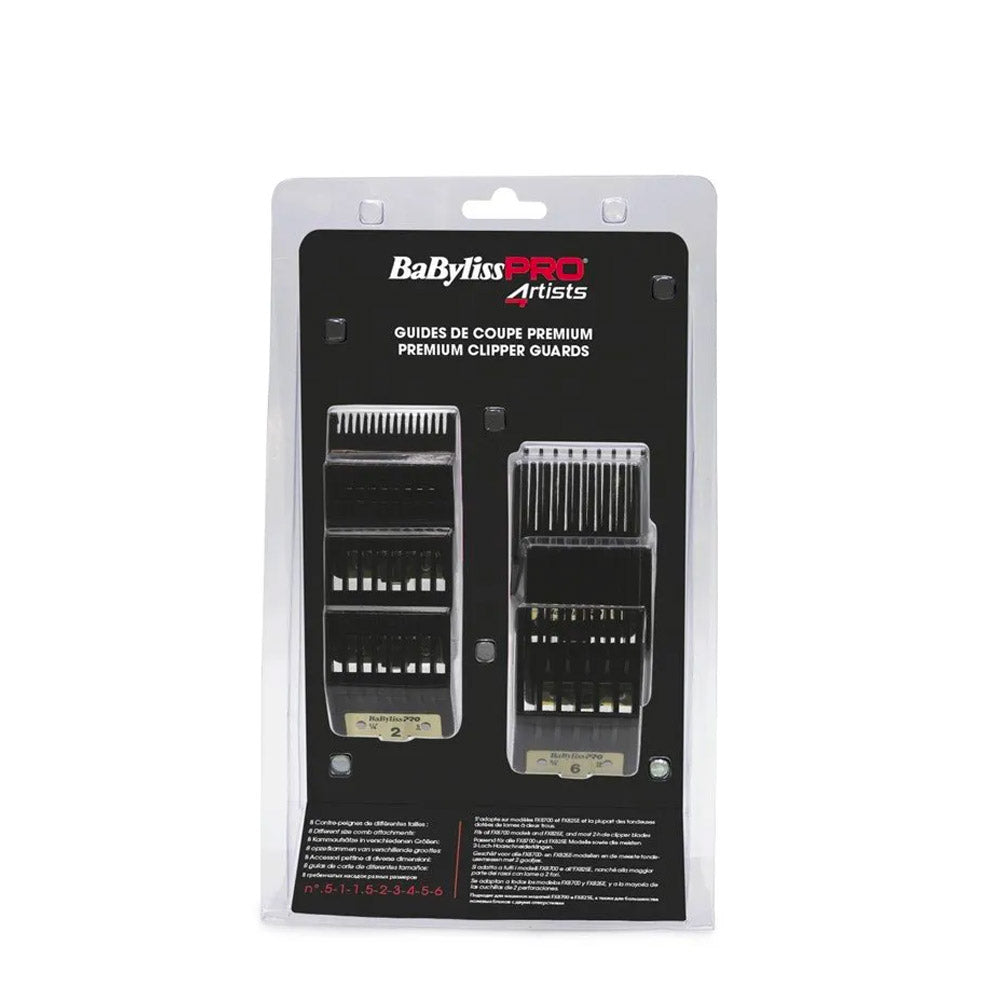 Babyliss Pro 4Artist FXPCGE Premium Clipper Guards - set da 8 rialzi