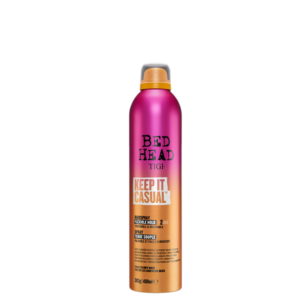 Tigi Bed Head Keep It Casual Flexible Hold Hairspray 200ml - lacca leggera