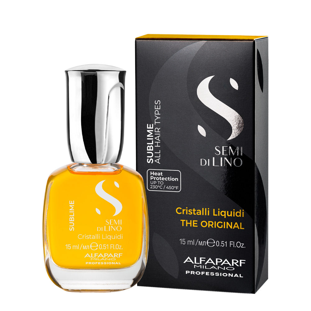 Alfaparf Milano Semi Di Lino Sublime Cristalli Liquidi 15ml - siero illuminante