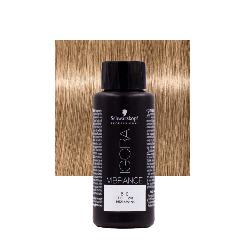 Schwarzkopf Igora Vibrance 8-0 Biondo Chiaro Naturale 60ml
