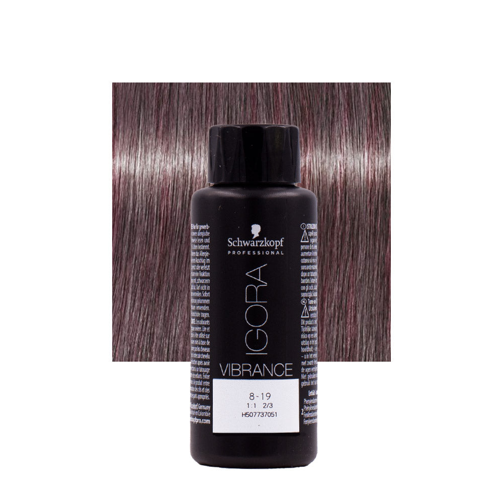 Schwarzkopf Igora Vibrance 8-19 Biondo Chiaro Cendrè Violetto 60ml