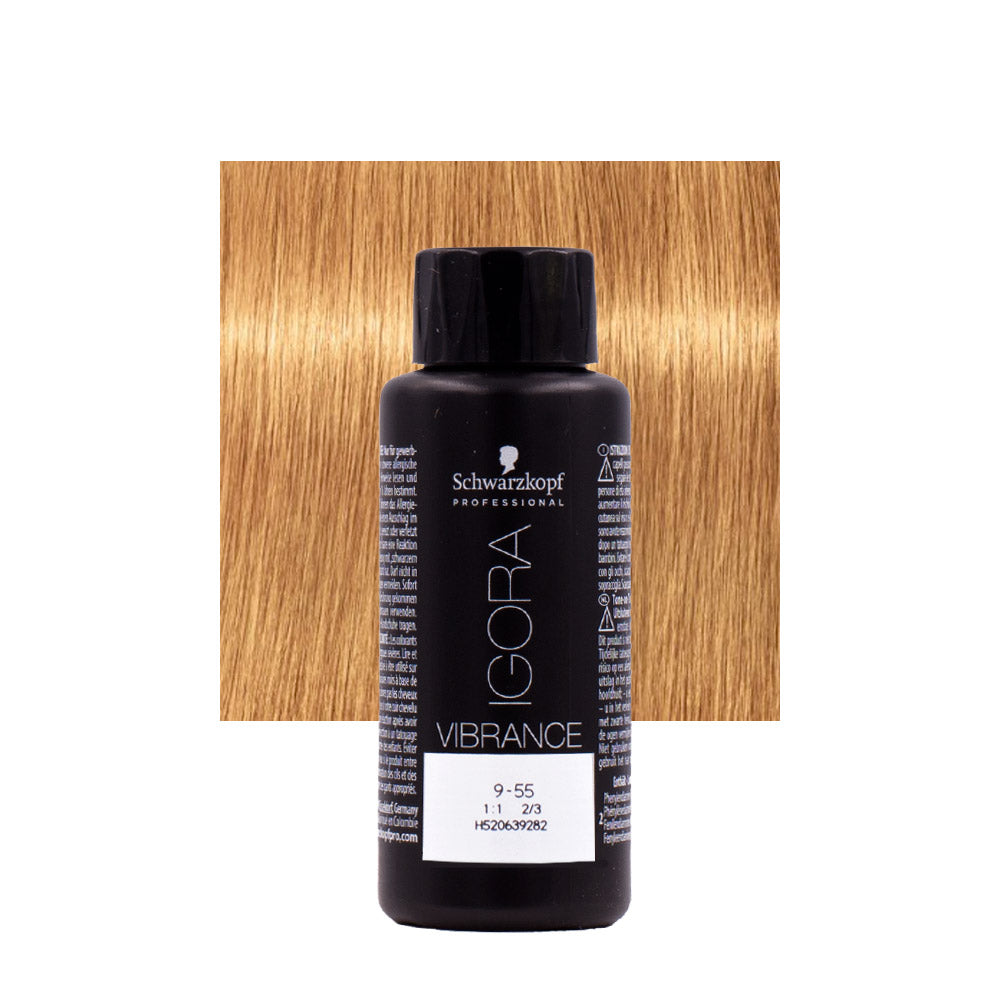 Schwarzkopf Igora Vibrance 9-55 Biondo Chiarissimo Dorato Extra 60ml
