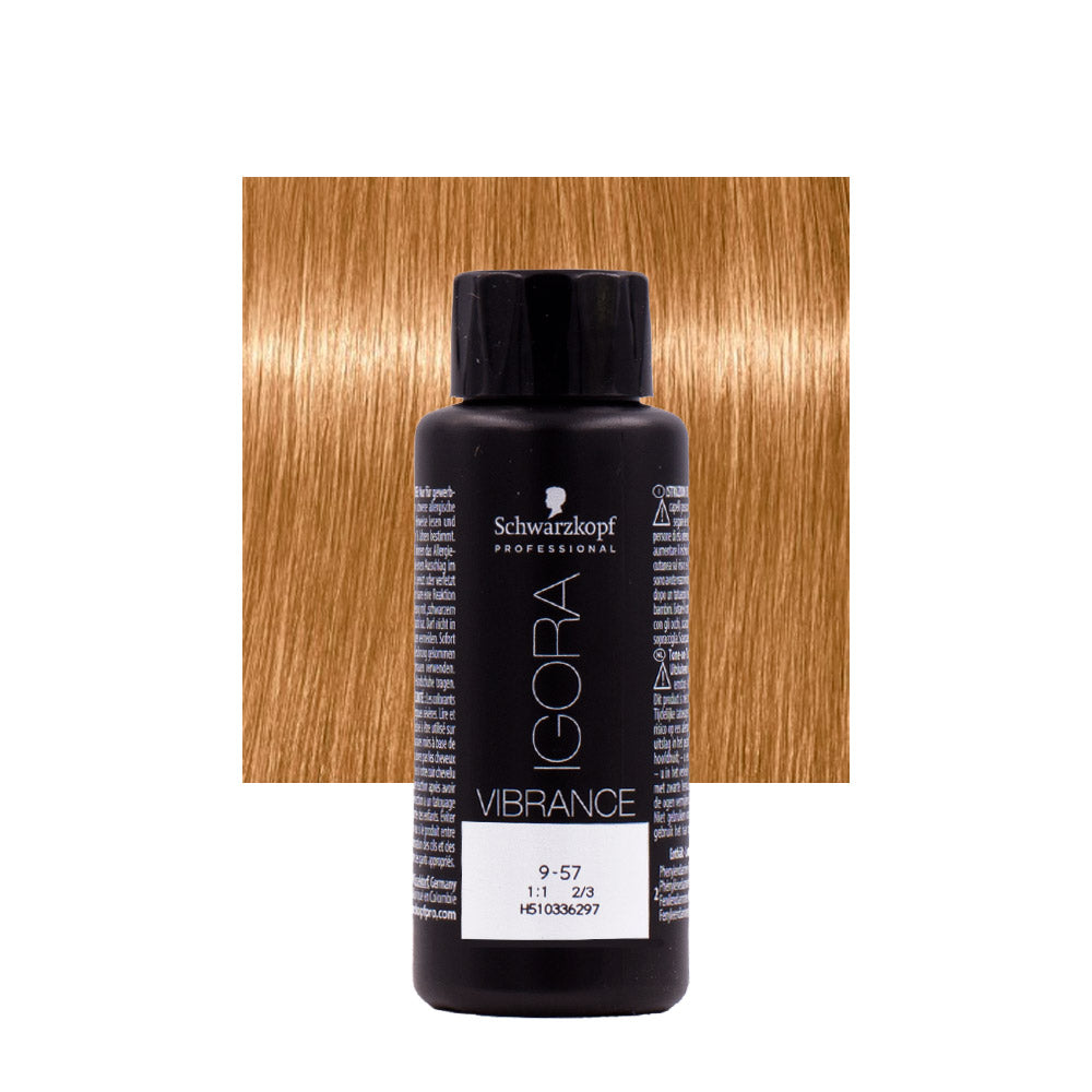 Schwarzkopf Igora Vibrance 9-57 Biondo Chiarissimo Dorato Rame 60ml