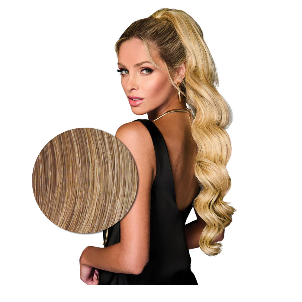 Hairdo Coda Mossa con Clip R14/25  Biondo Caldo 69cm