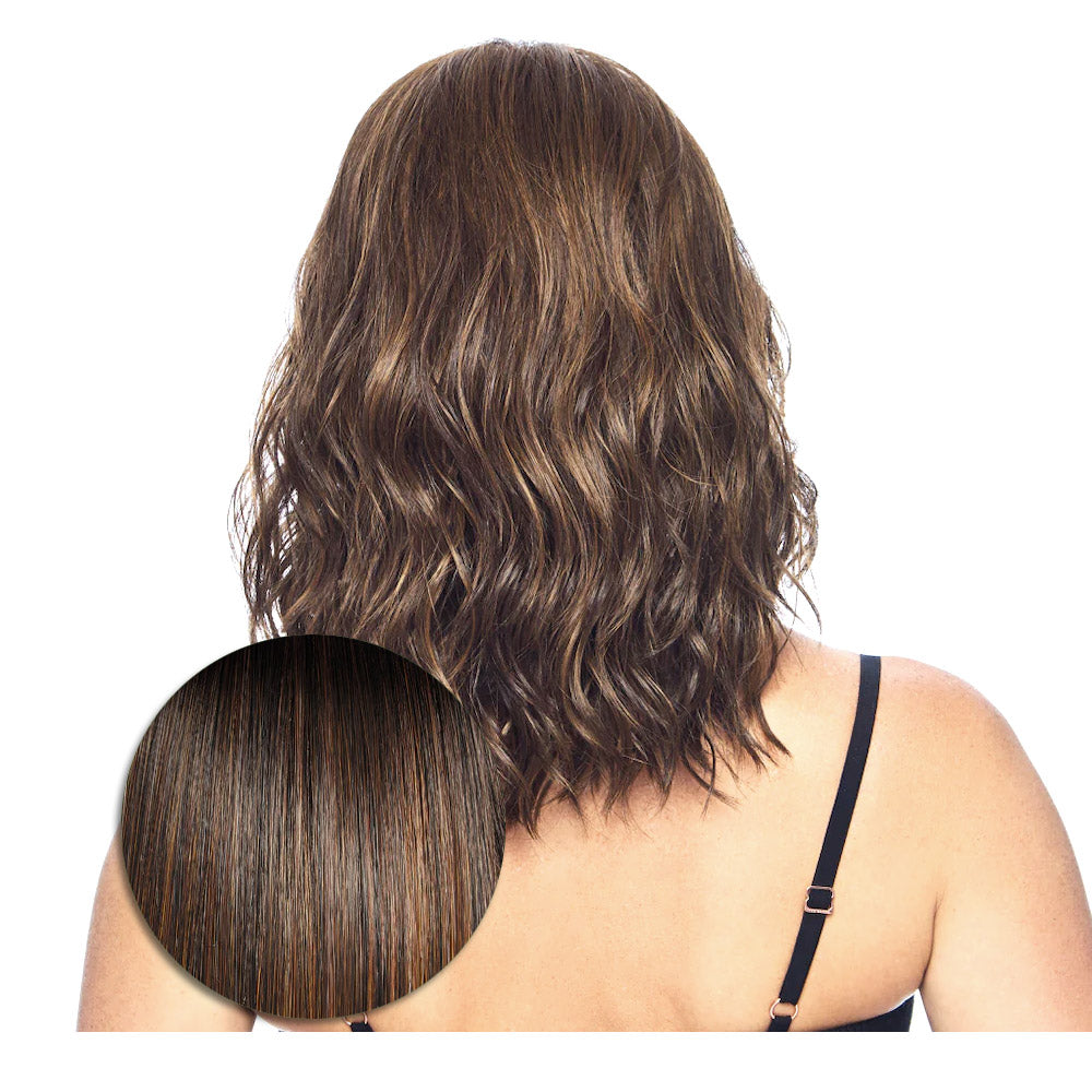 Hairdo Courtside Waves RL8/29SS Castano Medio Nocciola - parrucca taglio medio