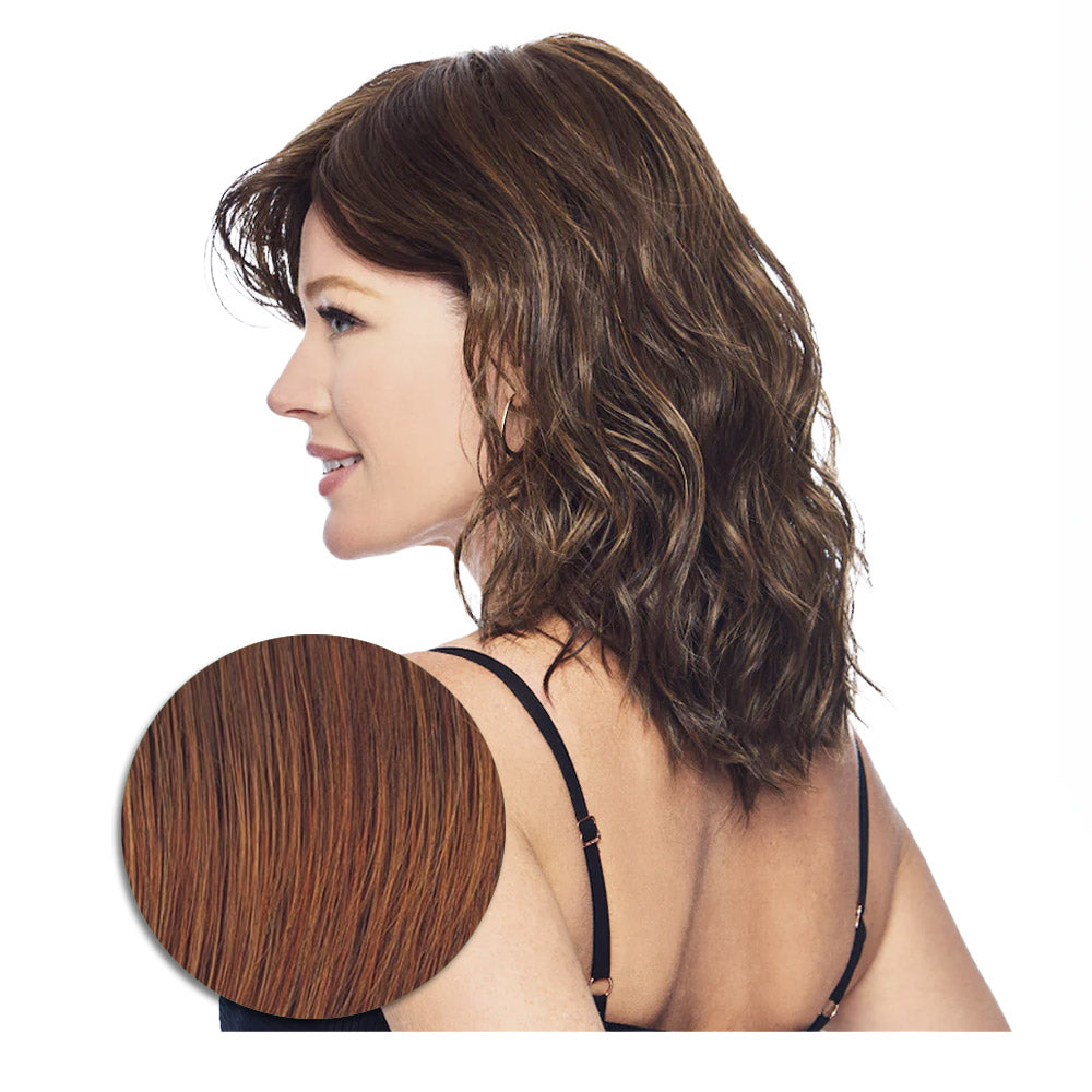 Hairdo Courtside Waves RL32/31  Castano Medio Rubino - parrucca taglio medio