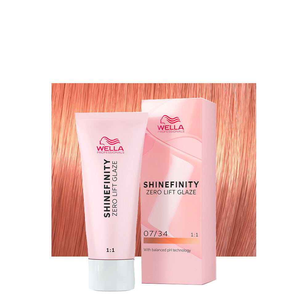 Wella Shinefinity Paprika Spice 07/34 Biondo Medio Dorato Rame 60ml