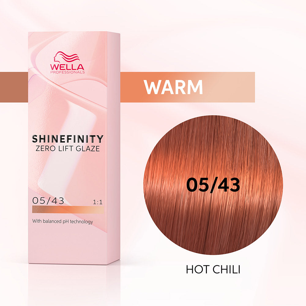 Wella Shinefinity Hot Chili 05/43 Castano Rame Dorato 60ml