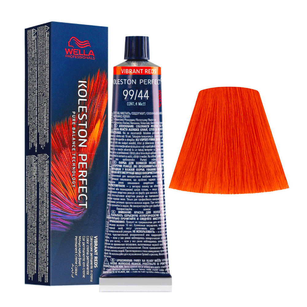 Wella Koleston Perfect Vibrant Reds 99/44 Biondo Chiarissimo Intenso Rame 60ml