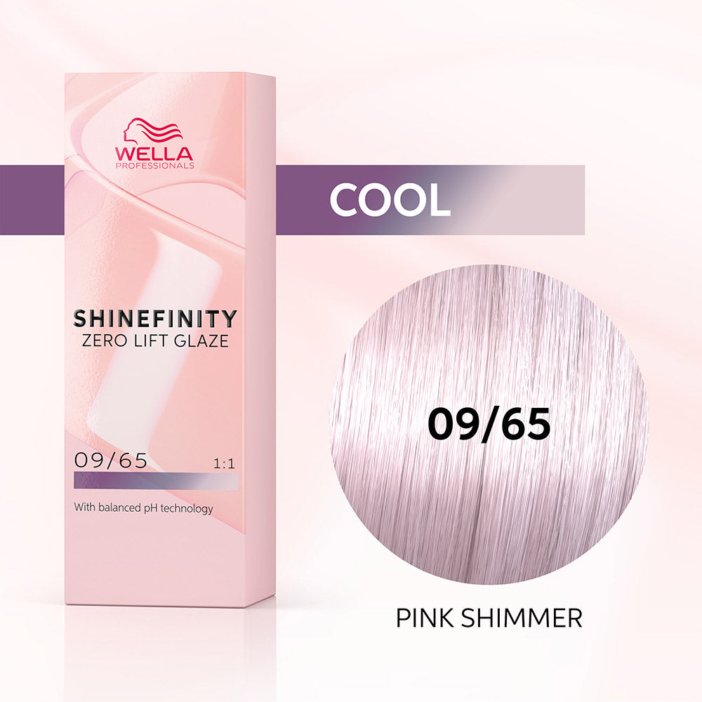 Wella Shinefinity Pink Shimmer 09/65 Biondo Chiarissimo Violetto Mogano 60ml