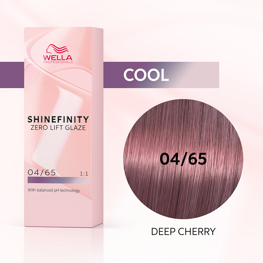 Wella Shinefinity Deep Cherry 04/65 Castano Medio Violetto 60ml